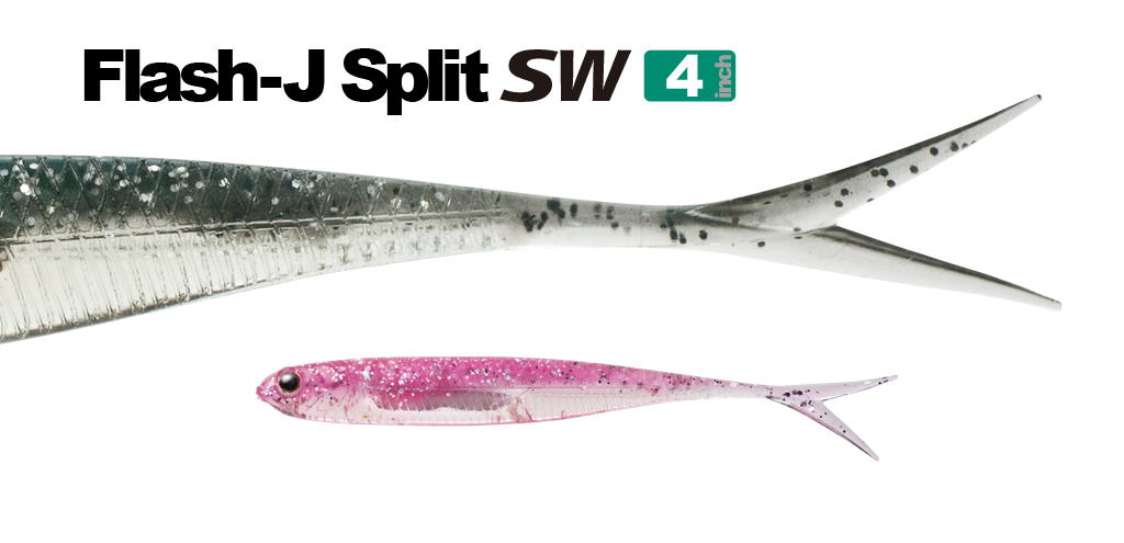 Señuelo blando Fish Arrow Flash J Split de 4" SW
