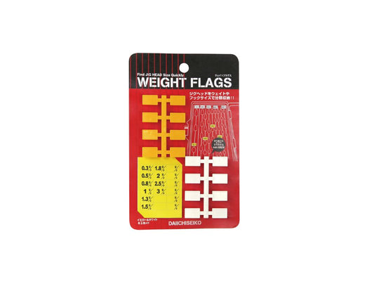 Herramienta organizadora de cabezas plomadas Daiichiseiko Weight Flags