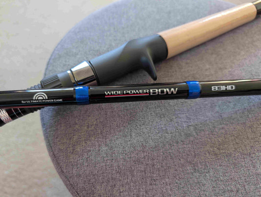 wide power bow 83 hd overhead topwater rod