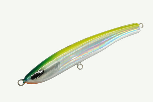 Nature Boys Umitsubame 185F Topwater Stickbait UV Lime Chart Back