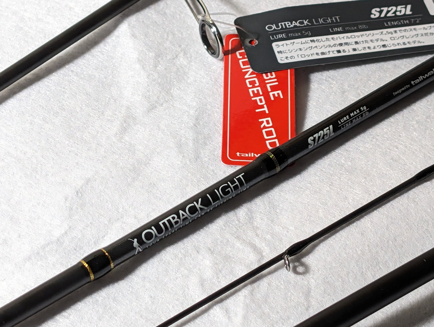 Tailwalk OUTBACK LIGHT S725L Light Game Travel Rod