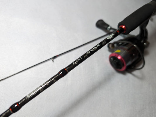 Alpha Tackle ERST S592UL/SL Ajing Fishing Reel Rod Line Set🔰