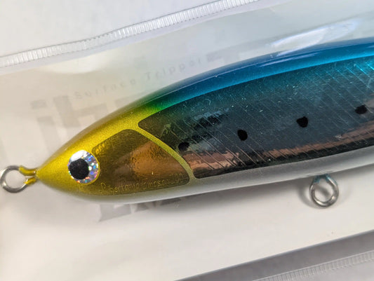 Fish Trippers Village Liber Tango Emocion 200 Ver HD Topwater Stickbait Gold Head Sardine