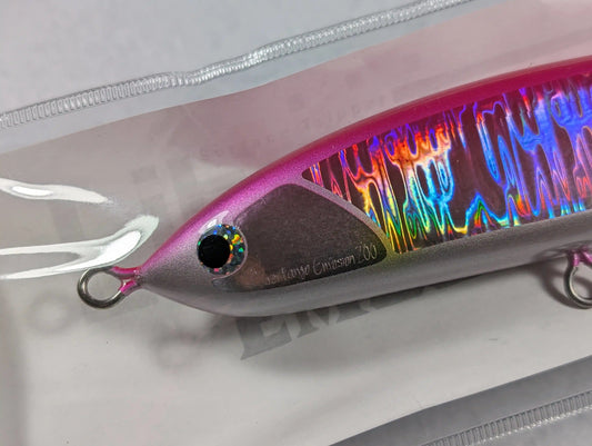 Fish Trippers Village Liber Tango Emocion 200 Ver HD Topwater Stickbait Pink Back