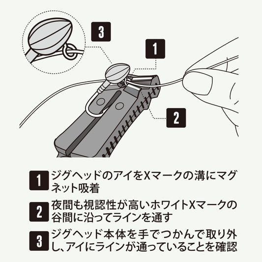 Daiichiseiko Eye Thoshi X Fishing Hook Threader