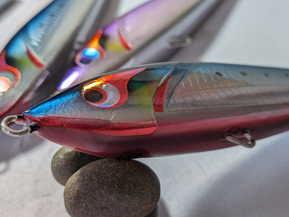 Bozles Ushiwakamaru 180 RED BELLY SARDINE Topwater Stickbait