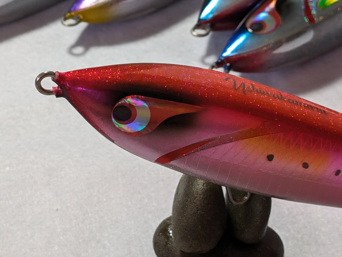 Bozles Ushiwakamaru 200 PINKY SARDINE Topwater Stickbait
