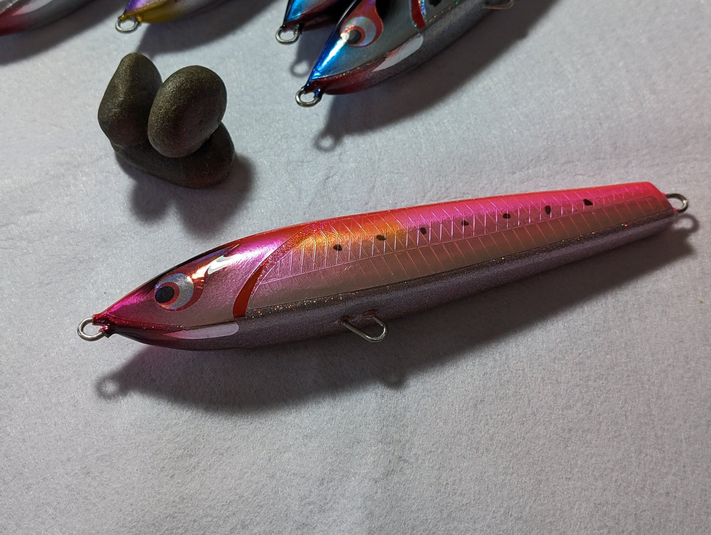 Bozles Ushiwakamaru 180 PINKY SARDINE Topwater Stickbait