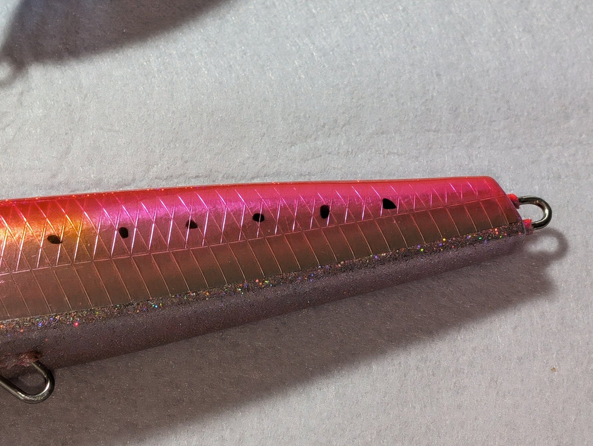 Bozles Ushiwakamaru 200 PINKY SARDINE Topwater Stickbait