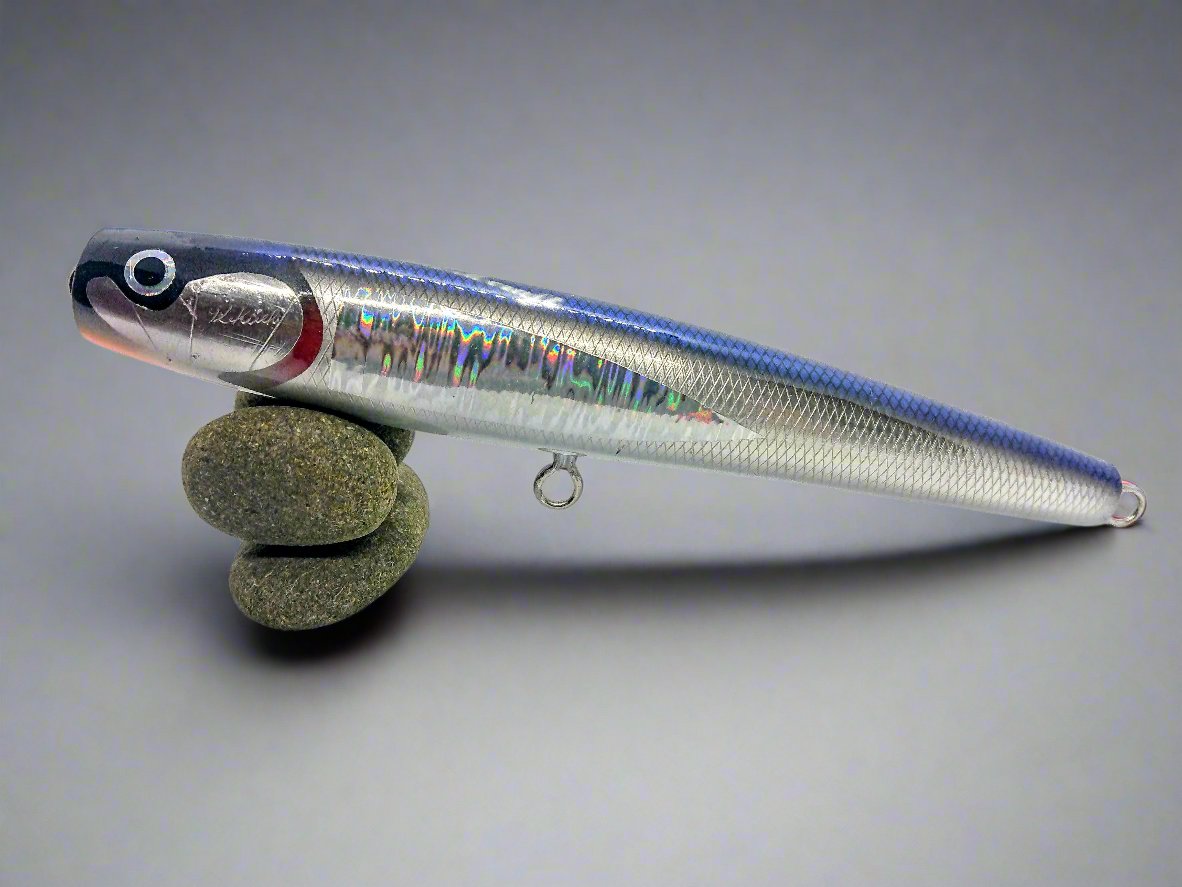 KIKUCHI M. CRAFT Bubble Swimmer 180 Azul Plateado Topwater Bubble Popper