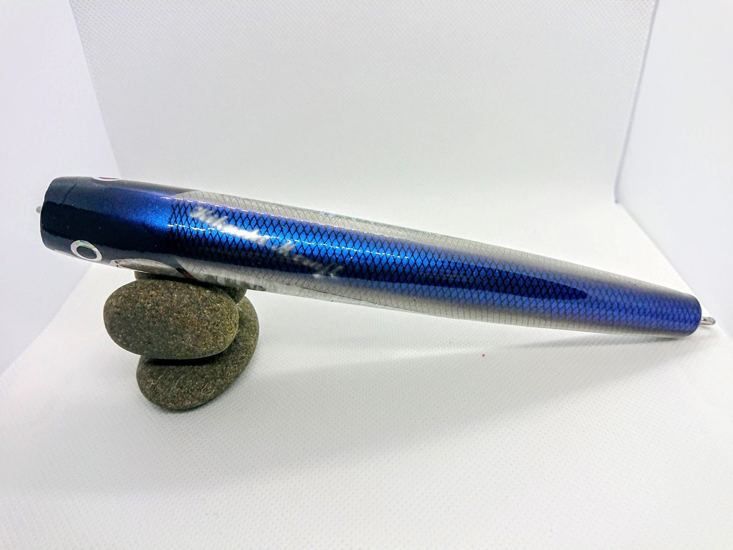 KIKUCHI M. CRAFT Bubble Swimmer 180 Azul Plateado Topwater Bubble Popper
