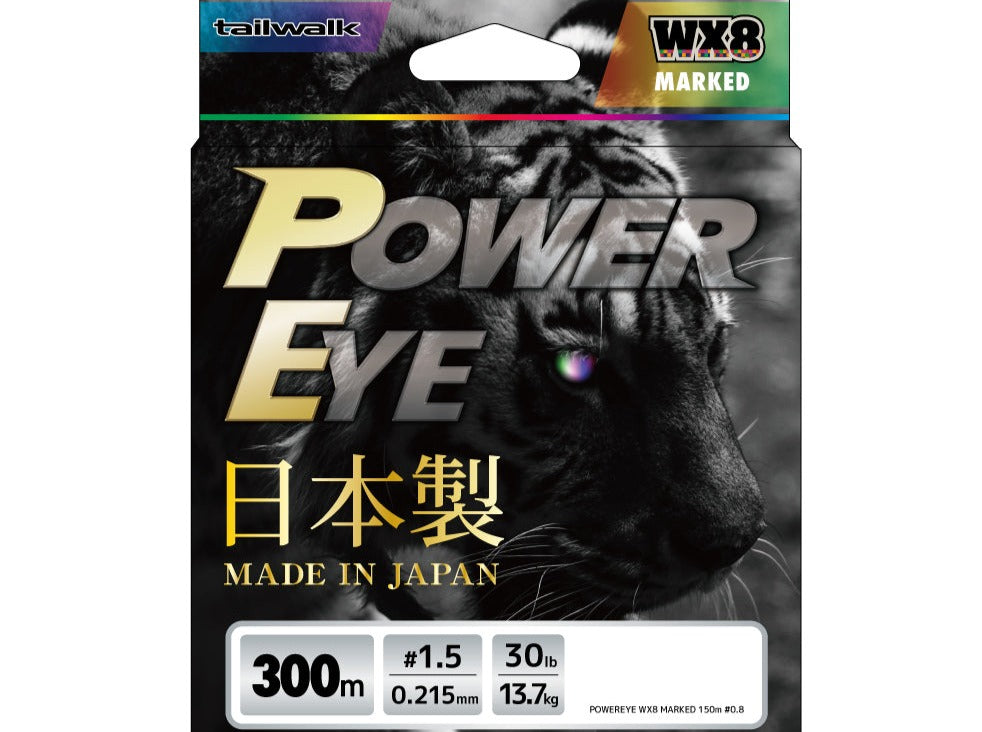 Tailwalk Power Eye WX8 Marked 300m Braid