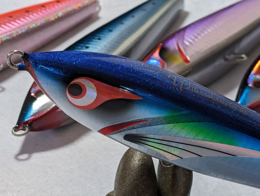 How to choose topwater lure cover picture - Bozles stickbait in flyfish pattern