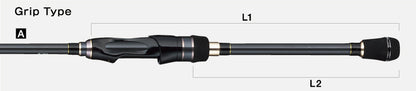 Tailwalk BAY MIXX SSD S76M Soft Bait Rod