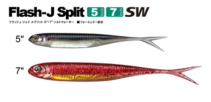 Fish Arrow Flash J Split 5" SW Soft Bait