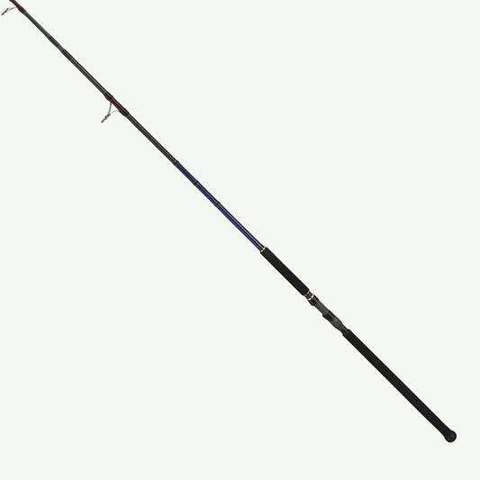Fishing rod on a white background