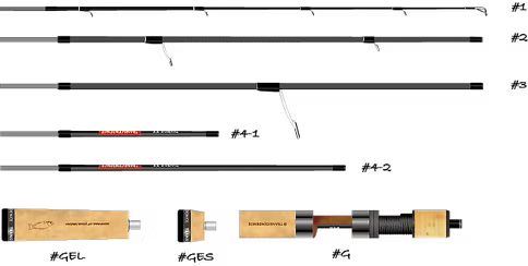 Transcendence DWARVE-XX Light Game & Stream Travel Rod