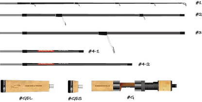 Transcendence DWARVE-XX Light Game & Stream Travel Rod
