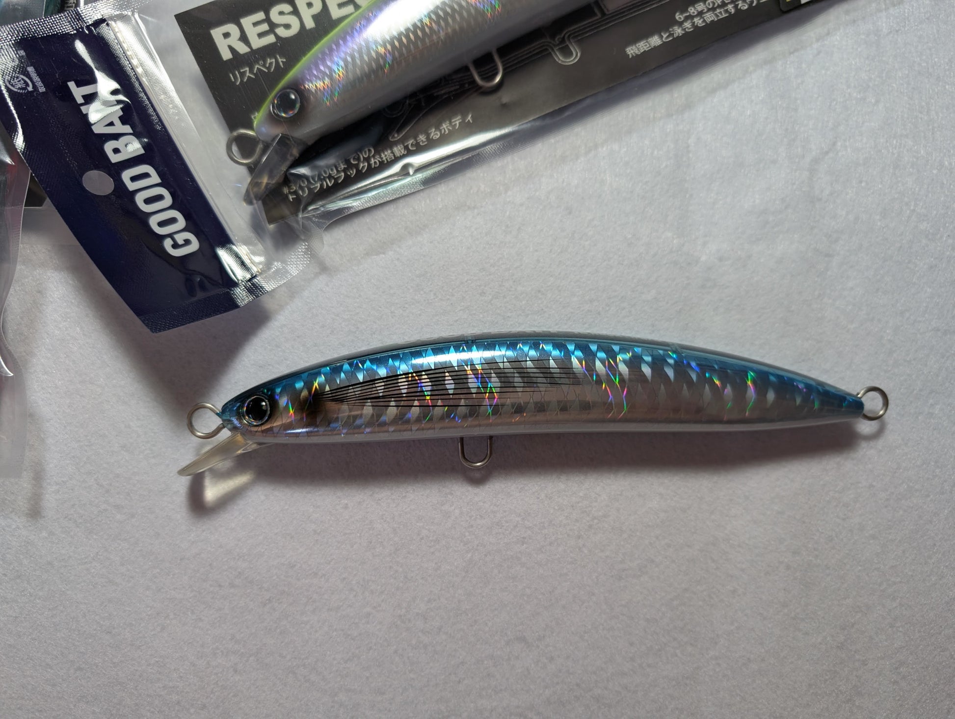 good bait respect 190f topwater minnow lure fly fish pattern