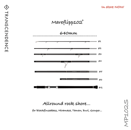Transcendence Mareflipp 102 Travel Rod