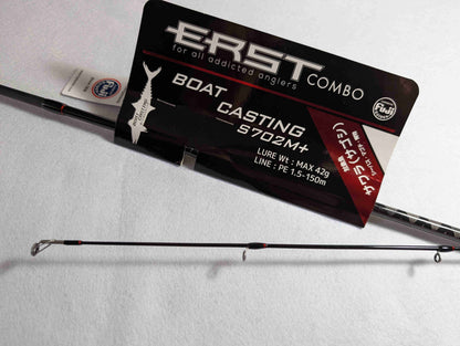 alpha tackle boat casting soft bait rod set