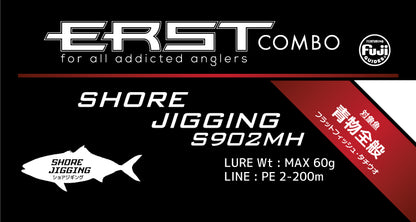 Alpha Tackle ERST S902MH Shore Jigging Fishing Reel Rod Line Set🔰