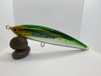 Topwater Lure Stickbait Fish Trippers Village Le Grand Tango 190 Greenback GH Sardini