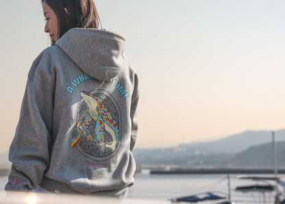 Navy Apparel Whale Mermaid Hoodie Hoodie