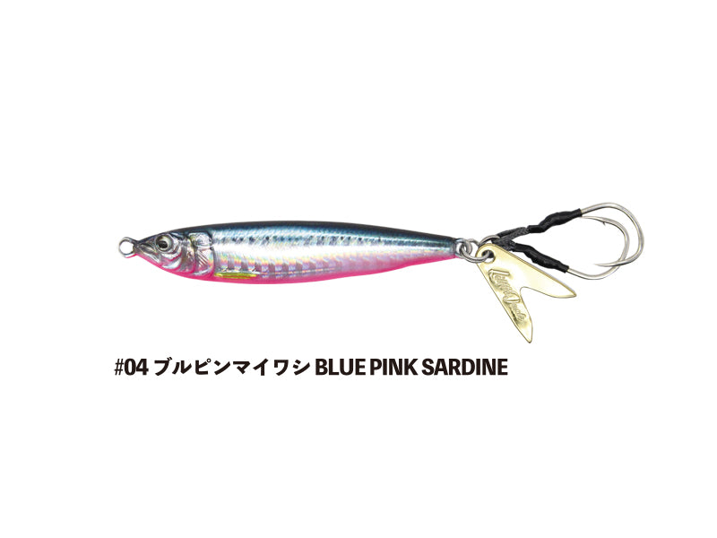 Little Jack Metal Adict Type Zero side view  color Blue Pink Sardine