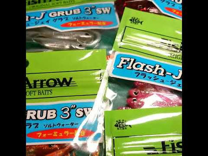 Fish Arrow Flash J Grub 3" SW Soft Bait